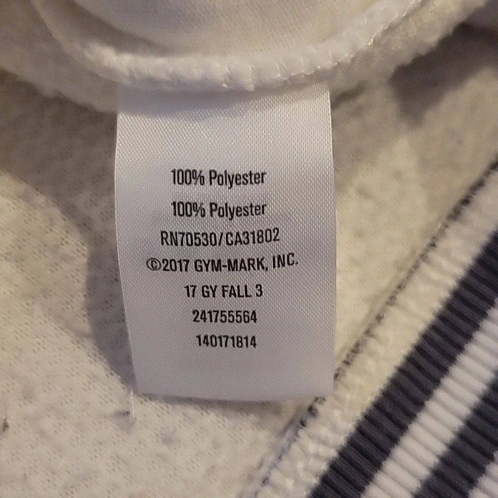 Gymboree White Sherpa Full Zip Bomber Style Jacket Girls Medium 7/8